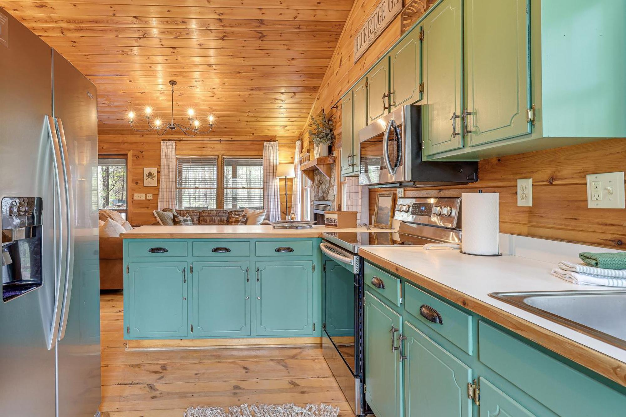 Cozy Cabin In Private Location With Hot Tub And Grill! Blue Ridge Luaran gambar