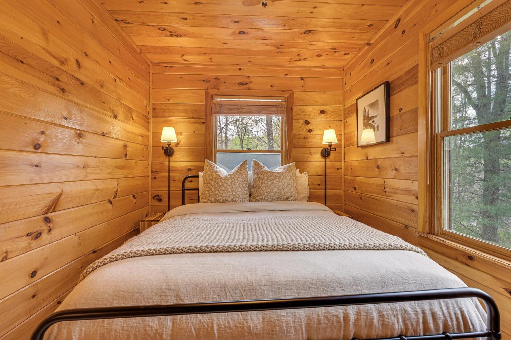Cozy Cabin In Private Location With Hot Tub And Grill! Blue Ridge Luaran gambar